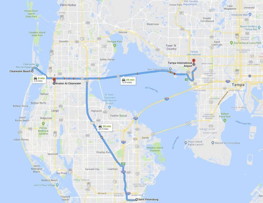 O Stunning Minutes From Gorgeous Beaches O * Clearwater